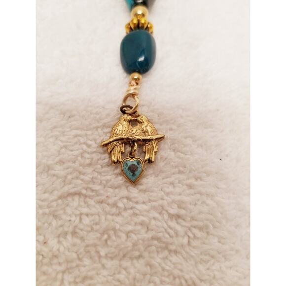 Four turqouis Christmas icicle ornaments c14 - Picture 6 of 9